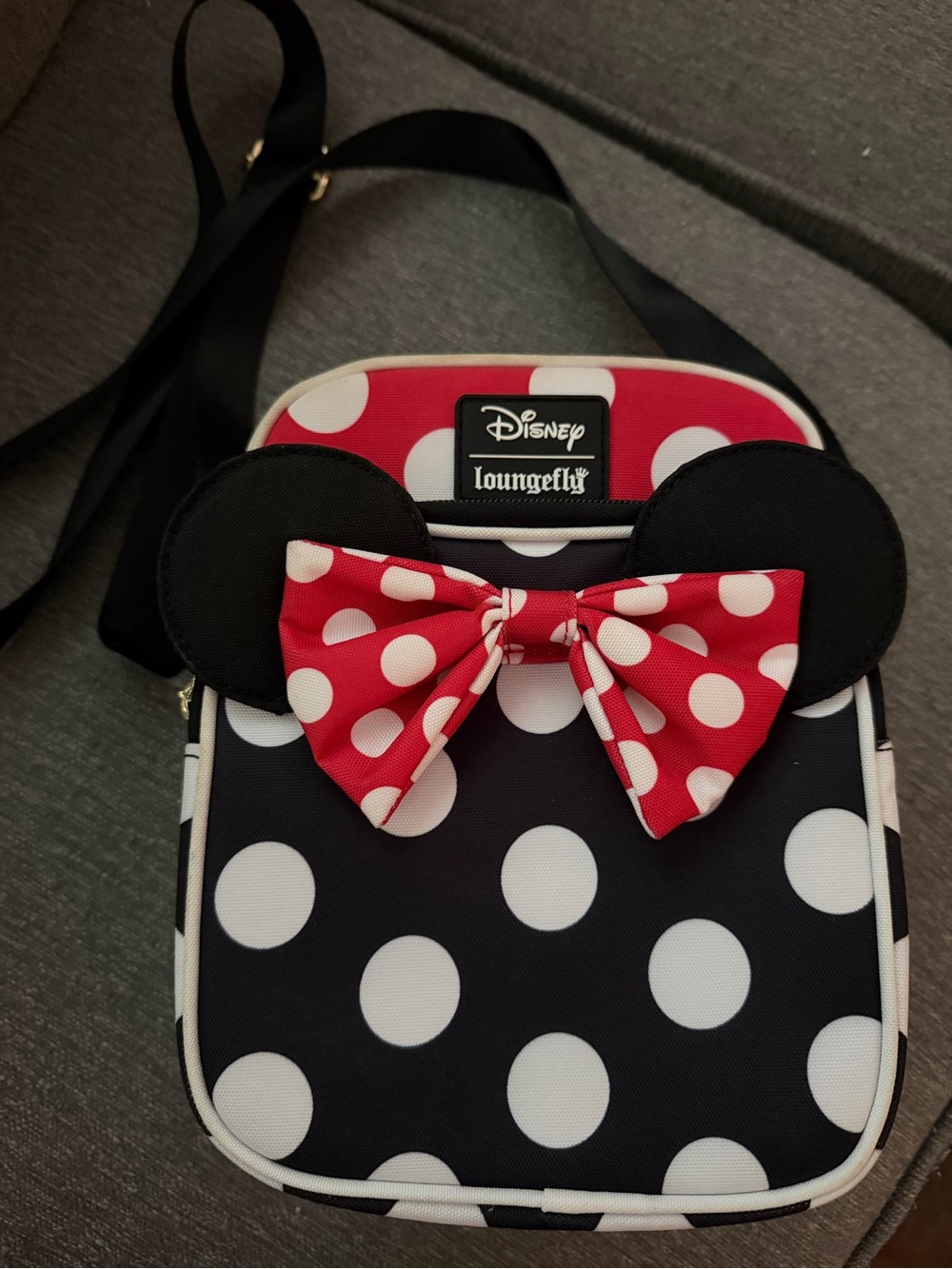 Loungefly Minnie Mouse Polka Dot Crossbody Bag -